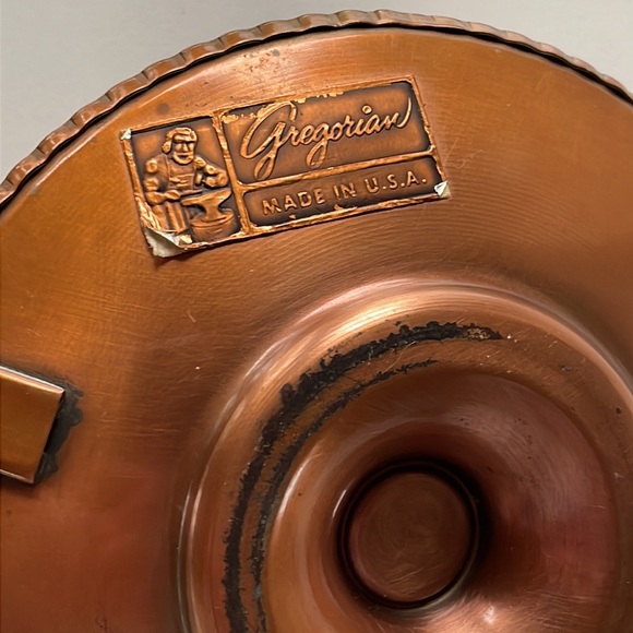 VTG Gregorian Copper Chamberstick - Picture 3 of 4